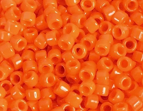 Japanska pärlor Treasure cylinder ogenomskinlig orange 1,8mm.11/0 100gr. 8428885227893