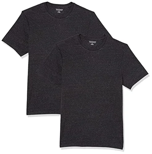 Amazon Essentials Herr Slim Fit kortärmad T shirt med rund hals, paket 2, kolljung, XX Large 196433606275