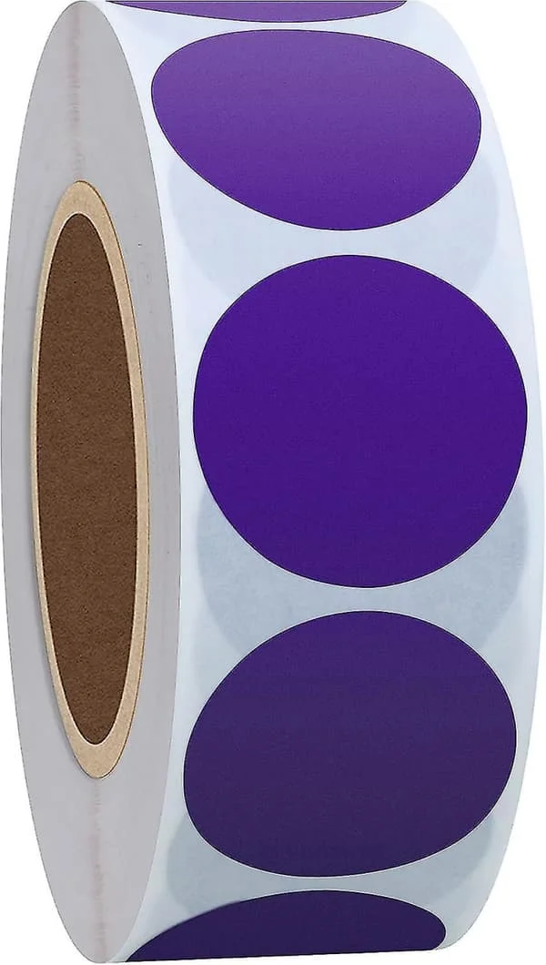 1 000 Självhäftande Runda Naturpappersetiketter, Lila 2,5 Cm-yu HTZJ0002475 1 000 Självhäftande Runda Naturpappersetiketter, Lila 2,5 Cm-yu HTZJ0002475