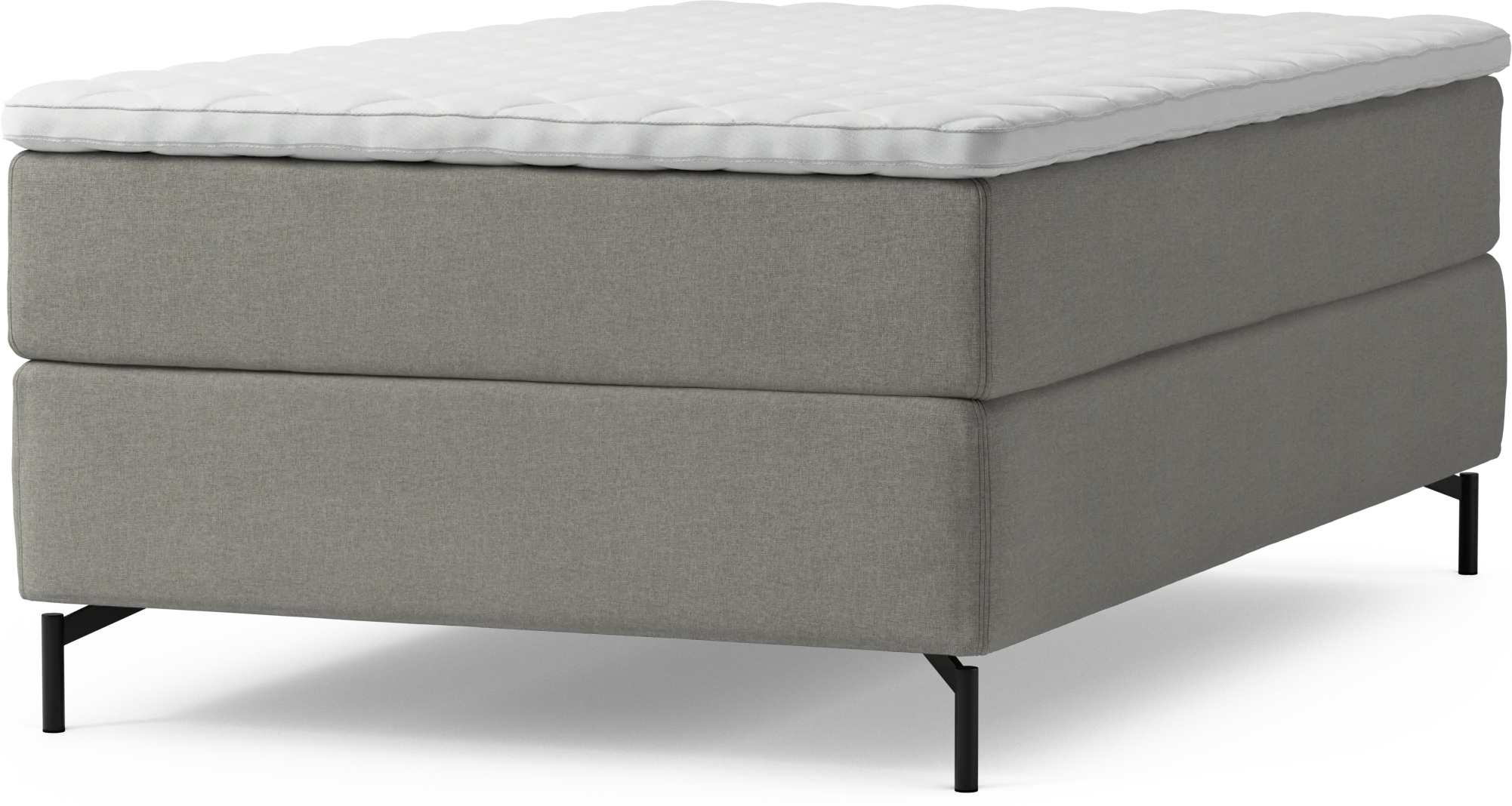 Delux Dream Kontinentalsäng, enkelsäng 120 cm med bäddmadrass och sängben 2i7ZV
