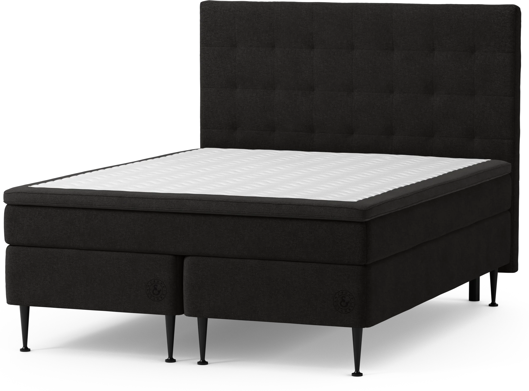 Asperö Comfort Kontinentalsäng, dubbelsäng med bäddmadrass Comfort och sängben mS6e9