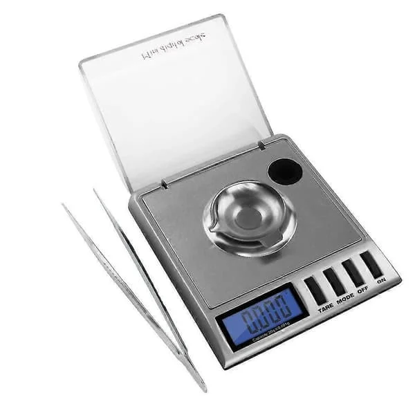 0.001g Gemini Digital Bärbar Milligramvåg, Silver 20 X 0.001 G 0.001g Gemini Digital Bärbar Milligramvåg, Silver 20 X 0.001 G
