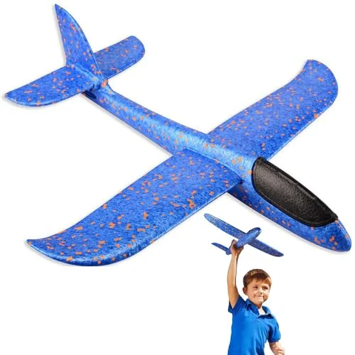 PARENCE. Frigolitkastare Flygplan Handhållen skärmflygare, Leksak, Utomhus Aeronaut modell, 36x37cm 3701127517606