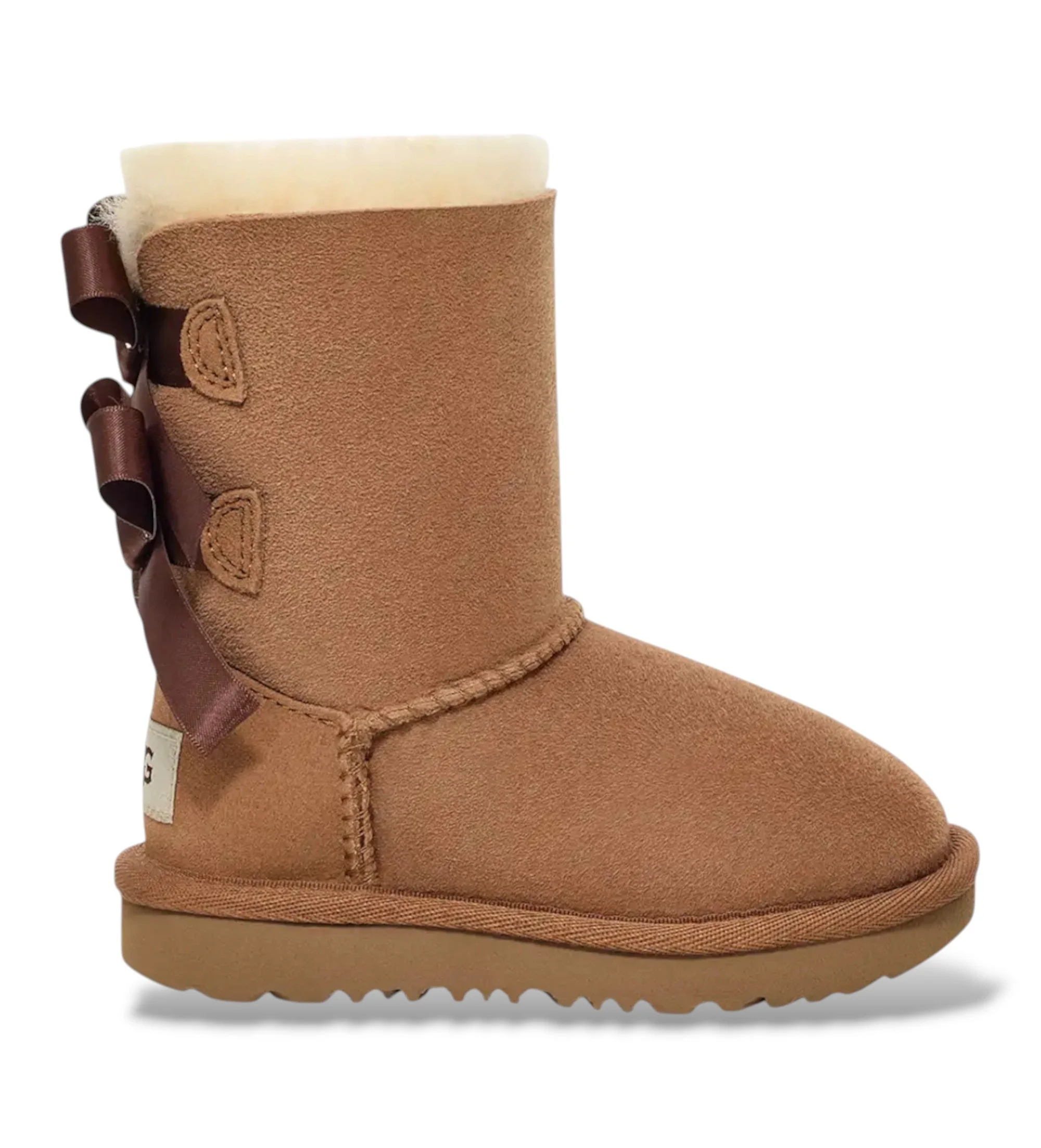 UGG Unisex Barn Stövlar Bailey Bow II, Kastanj, 26 EU 190108787108