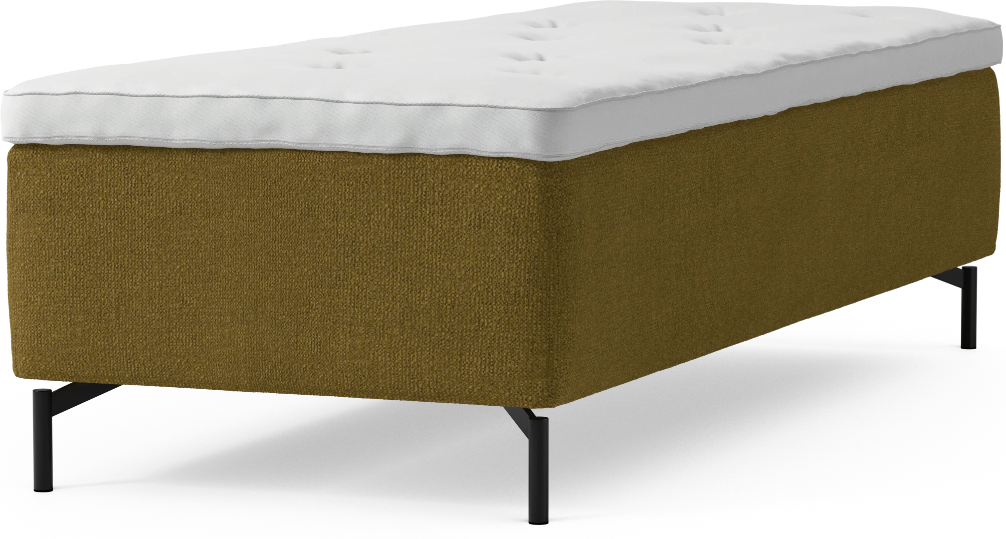 Delux Dream Ramsäng, enkelsäng med bäddmadrass och sängben QVs8j