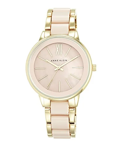 ANNE KLEIN damarmbandsur i harts, Rosa 86702573288