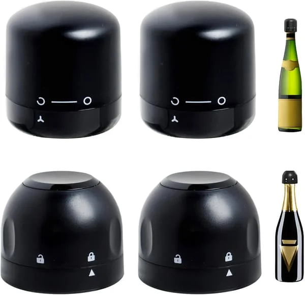1 Återanvändbar Vinflaskkork Lufttät Låsbar Champagnekork Mousserande Vinskyddskork med Rotationsbrytare för Rödvin Champagne Öl Lov AFDK121566HKJ 1 Återanvändbar Vinflaskkork Lufttät Låsbar Champagnekork Mousserande Vinskyddskork med Rotationsbrytare för Rödvin Champagne Öl Lov AFDK121566HKJ