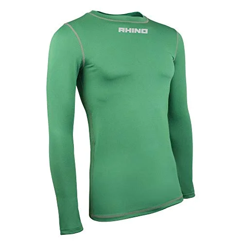 Rhino UnisexYouth Tagless Baselayer, Grön, 11/12 år 5060284750423