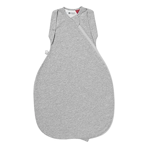 Tommee Tippee Baby sovsäck för nyfödda, den ursprungliga Grobag swaddle väska, hip hälsosam design, mjukt bomullsrikt tyg, 3 6 m, 1,0 TOG, himmelsgrå märgel 5010415915351