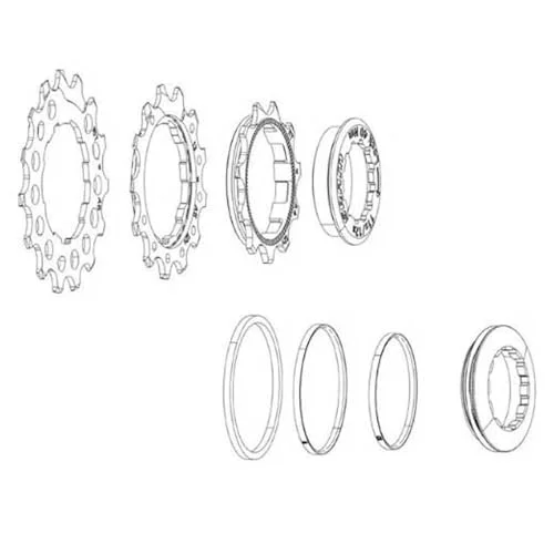 Sram Unisex vuxen PG 1231 kassett, silver, 111213 tänder 710845892837