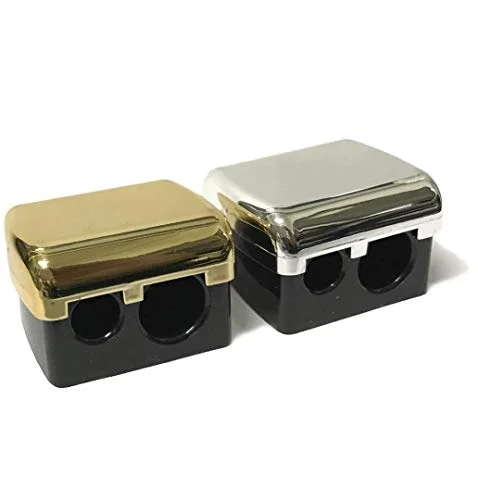 Moi Moises Campo Dubbel pennvässare med behållare silver/guld speciell makeup stift 30 g 8436562005078