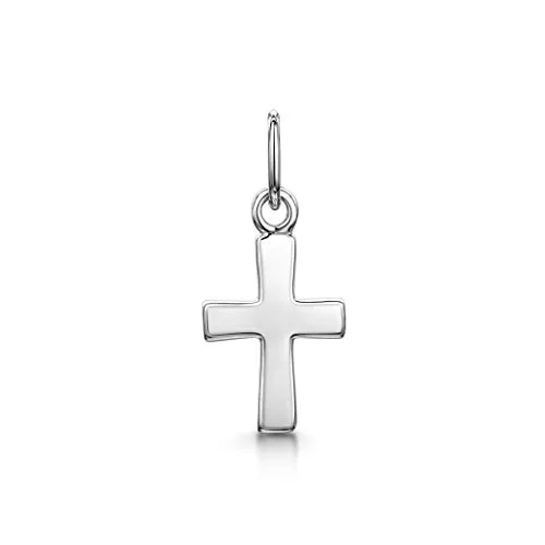 Amberta Unisex 925 Sterling Silver Kors Hänge: Stort 5055806917132