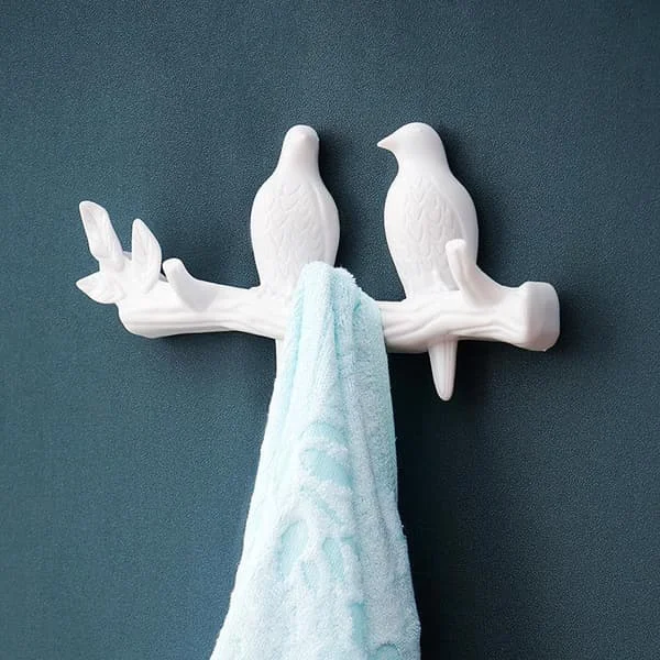 1-pack med 2 fågelkrokar bakom dörren, hängare, klädkrokar, sömlösa spikar, vägghängande kläder, kappkrokar, ingen stansning TM-03093 1-pack med 2 fågelkrokar bakom dörren, hängare, klädkrokar, sömlösa spikar, vägghängande kläder, kappkrokar, ingen stansning TM-03093