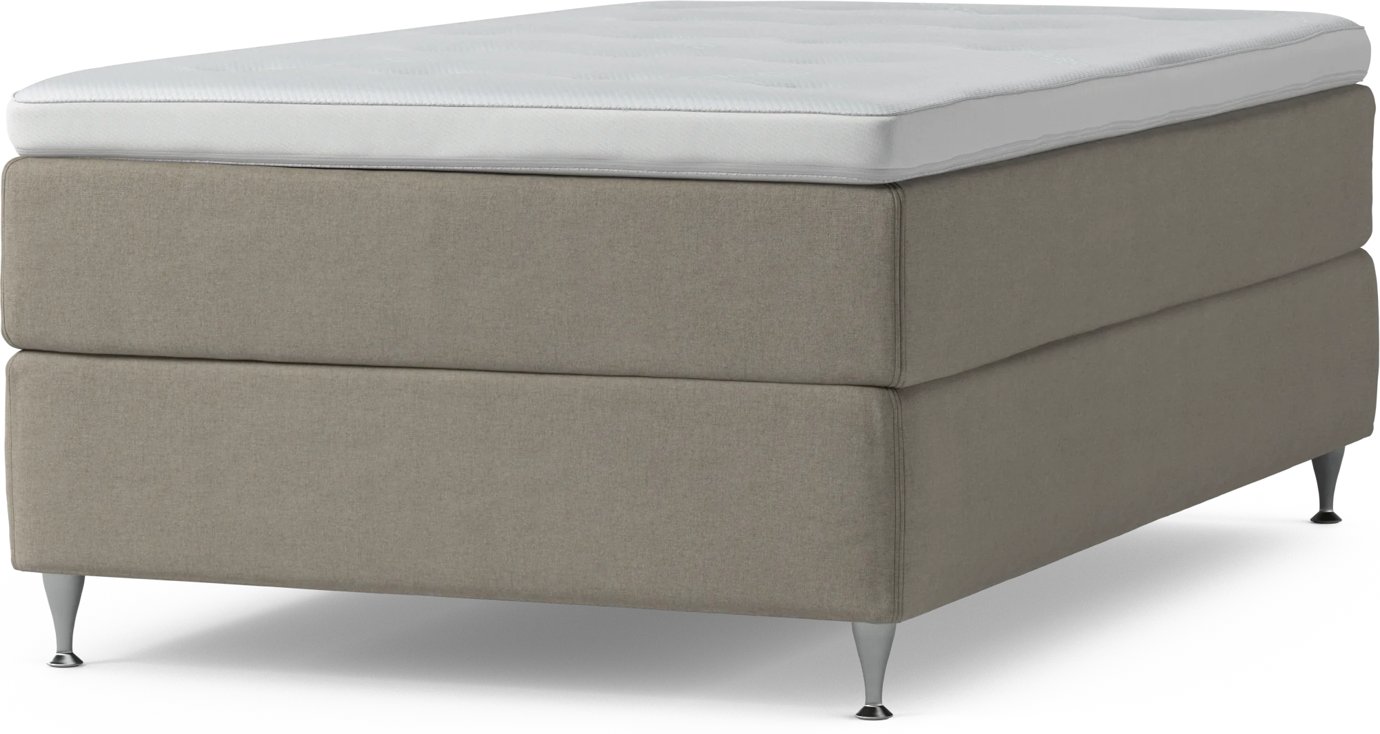 Delux Dream Kontinentalsäng, enkelsäng 120 cm med bäddmadrass och sängben BPH9J