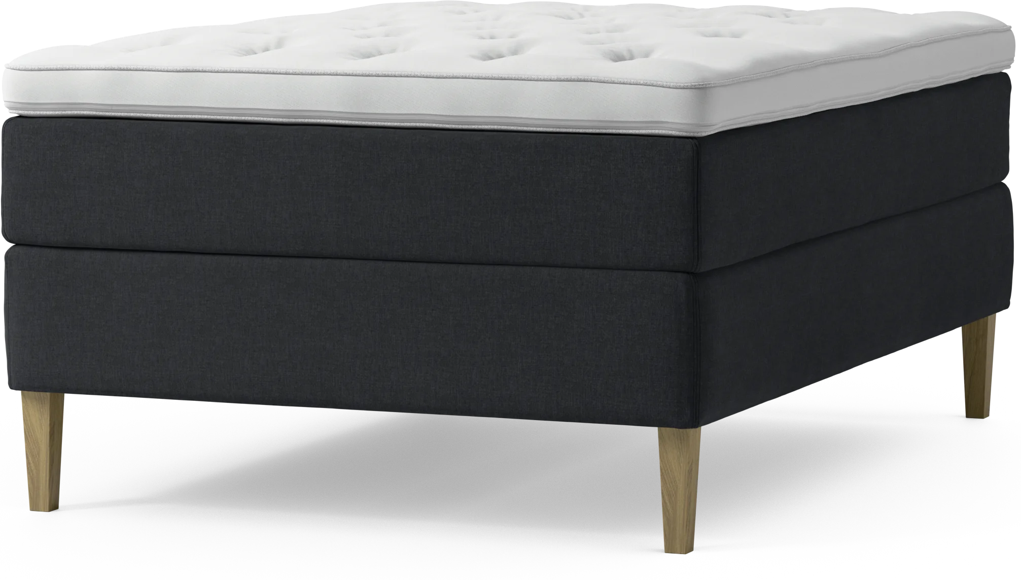 Delux Dream Kontinentalsäng, enkelsäng 140 cm med bäddmadrass och sängben nXMAl