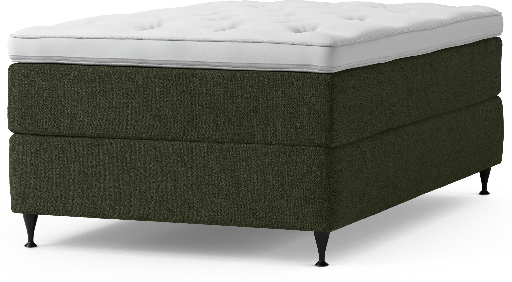 Delux Dream Kontinentalsäng, enkelsäng 120 cm med bäddmadrass och sängben 1MxsE
