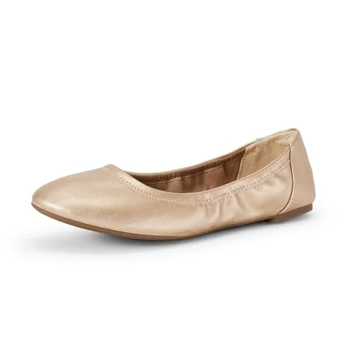 Amazon Essentials kvinnors Belice Slip On Balett platt, Roséguld, 39 EU Bred 840809187065