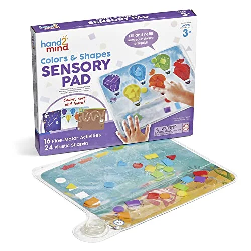 Learning Resources hand2mind Färger & Former Sensorisk Vaddera 33 Bitar Lekset 848850117581
