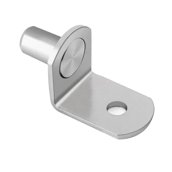 1/4 tums hyllavstånd, 100 st konsolstödsstift L-formade hållare för skåp, hyllor, garderob, nick M-1011-11455