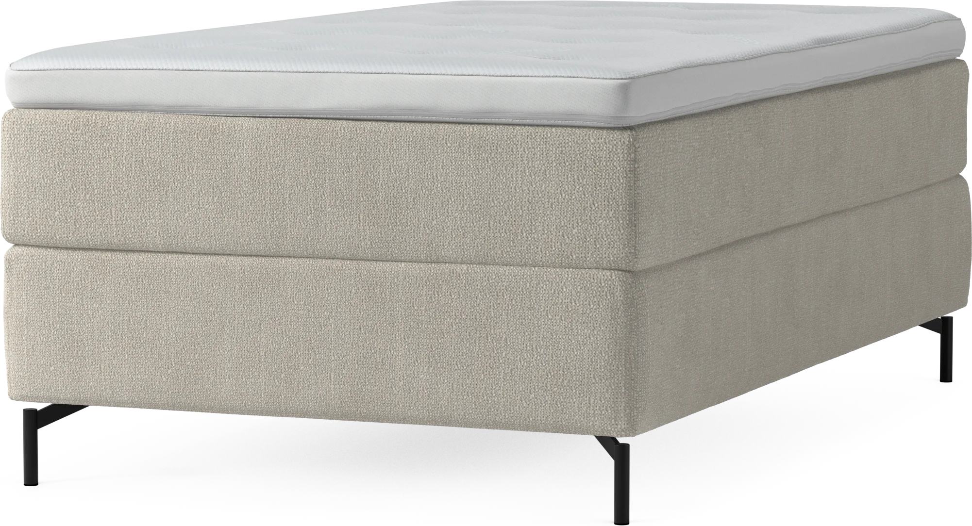 Delux Dream Kontinentalsäng, enkelsäng 120 cm med bäddmadrass och sängben svCXl