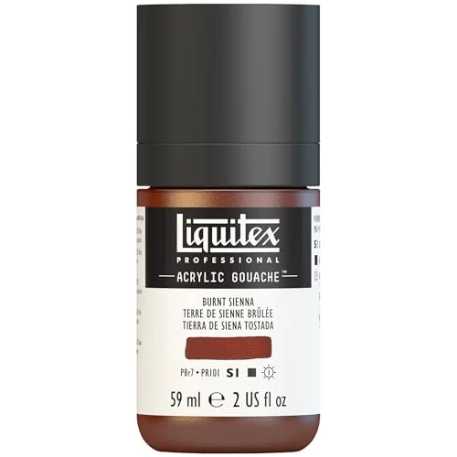 LQX akrylgouache 59 ml bränd sienna 127 887452999744