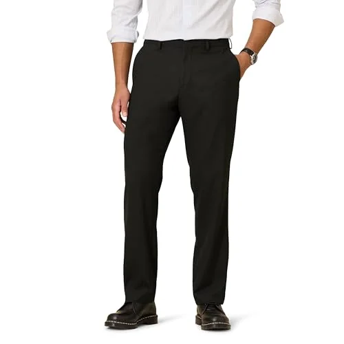 Amazon Essentials herr klassisk passform skrynkelfri stretchklänning byxa, svart, 35 B x 29 L 194223320165