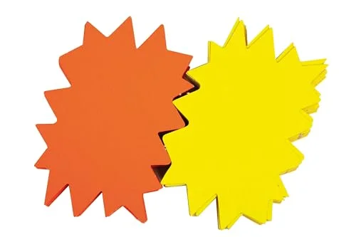 APLI 116910 10 Range Fluo raderbara eclates, 120 x 160 mm, 780 g, jaune orange, stycken 3270241169102