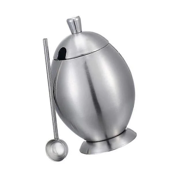 1-pack kryddburk i rostfritt stål, hushållskryddburk (silver) Likj-2026041400407