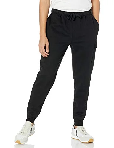 Amazon Essentials Herr Cargo Fleece Jogger Sweatpants, Svart, Medium 195111267623