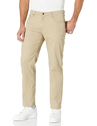 Amazon Essentials Herr rak passform 5 ficka stretch twillbyxa, kaki brun, 32 B x 28 L 193548639754