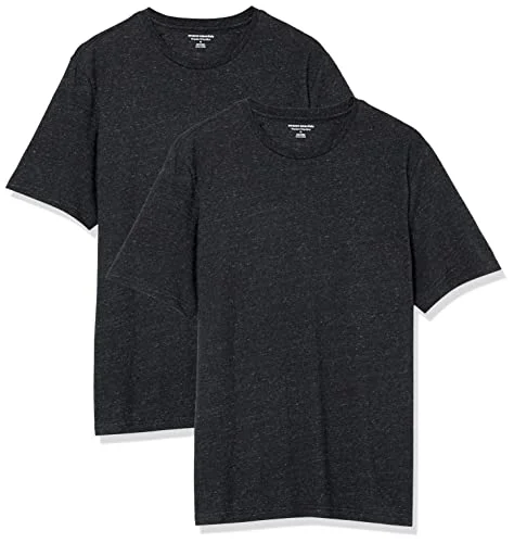 Amazon Essentials mäns normal passform kortärmad rund hals t shirt, paket med 2, kolljung, XX Large 196433602413