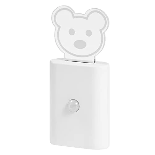 LEDVANCE Nattlampa LED: för vägg, NIGHTLUX CARTOON / 0.20 W, 4.5 V, strålningsvinkel: 120, Varmvit, 3000 K, material: plast, IP20, Förpackning med 1 4058075575592