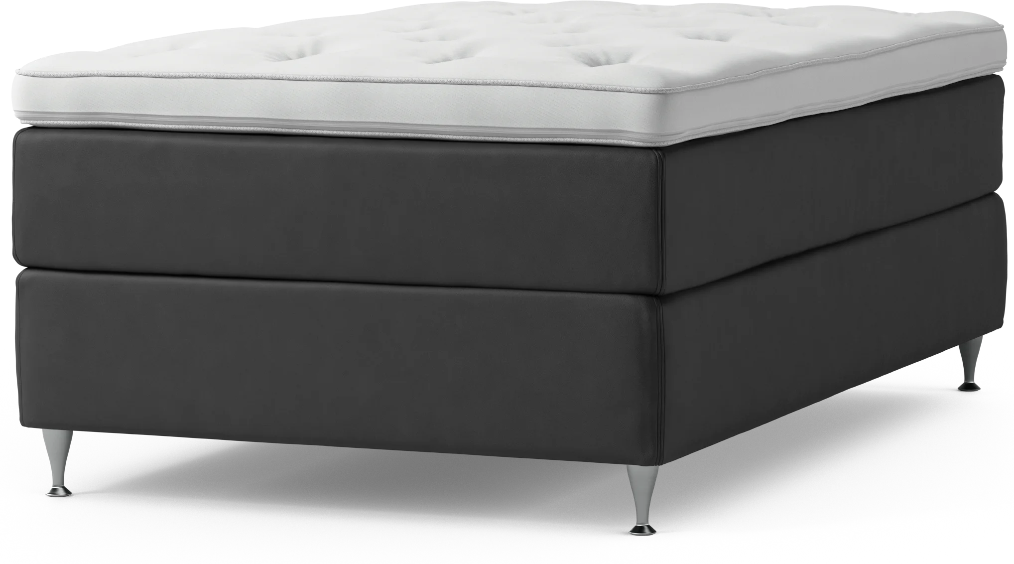 Delux Dream Kontinentalsäng, enkelsäng 120 cm med bäddmadrass och sängben GWLP8