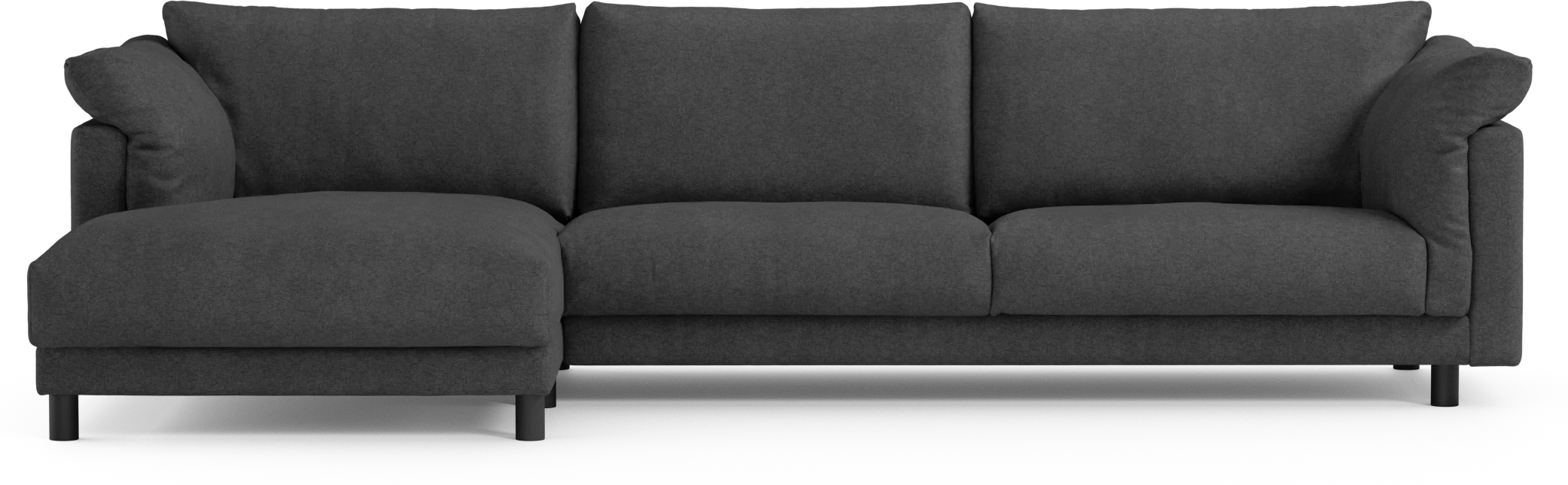 Cherrie 3-sits soffa med schäslong vänster, fast klädsel X90No