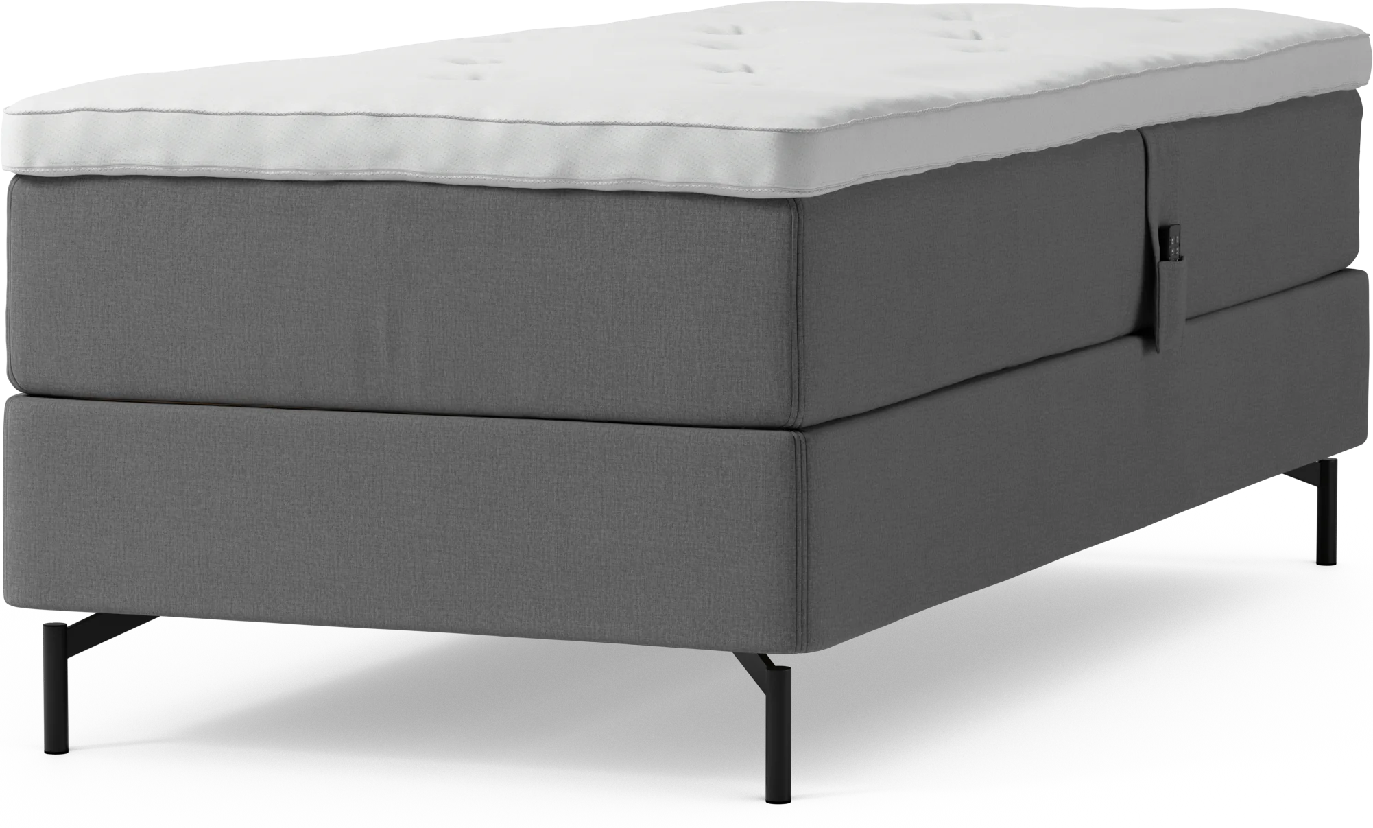Delux Dream Ställbar säng, enkelsäng med bäddmadrass och sängben y8U46