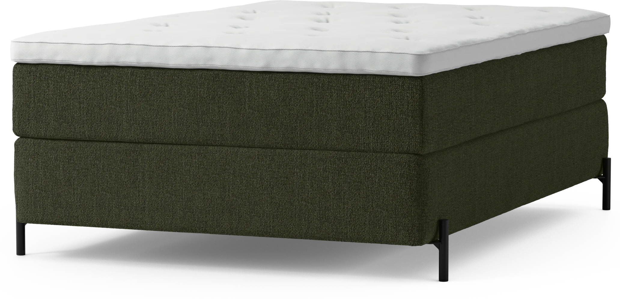 Delux Dream Kontinentalsäng, enkelsäng 140 cm med bäddmadrass och sängben aVUgW