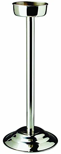 APS 36068 stativ för vin/sektskål med tung fot, högglanspolerat rostfritt stål, Ø 15/28 x 68 cm 4004133360686