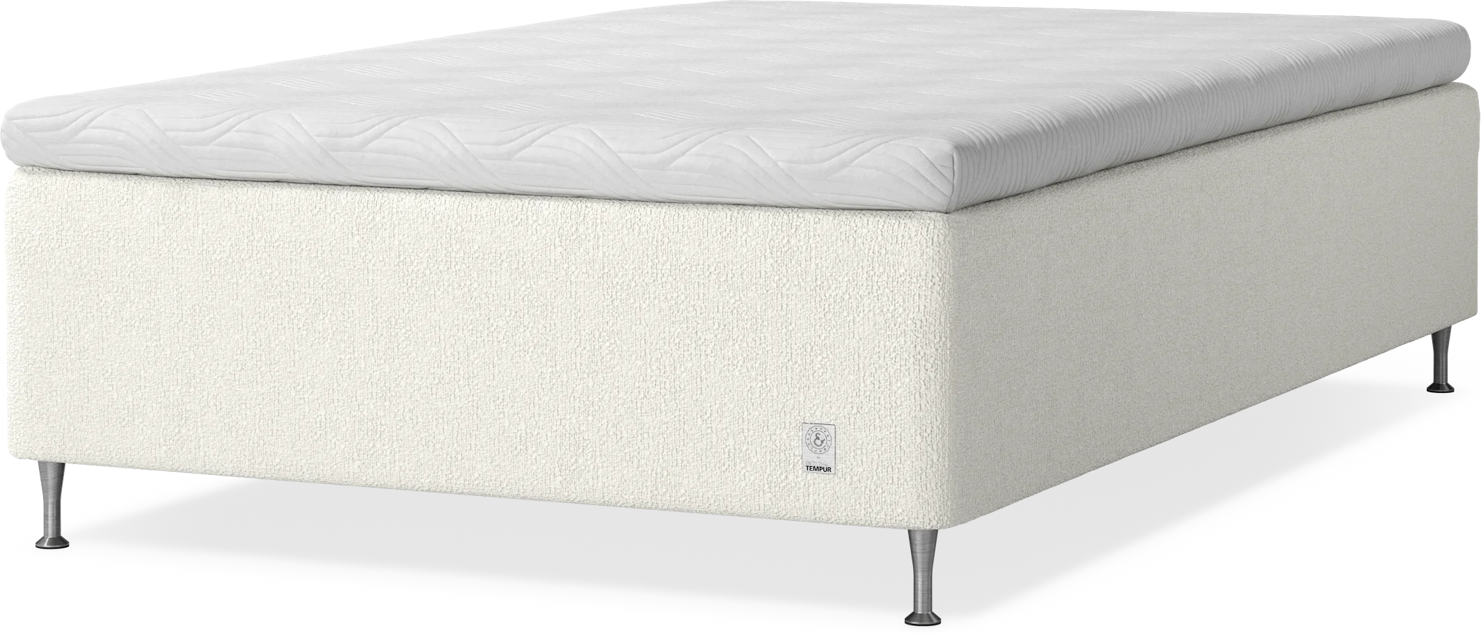 Cape Selene Ramsäng, enkelsäng med bäddmadrass 8 cm och sängben reTPC