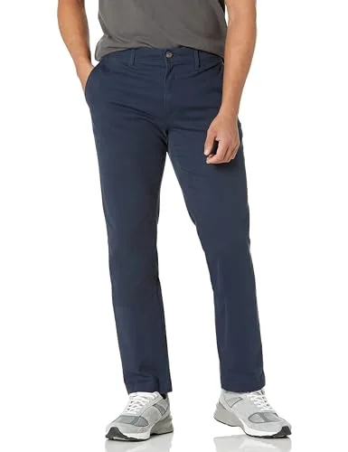Amazon Essentials mäns slim fit casual stretch chinos byxa, marinblå, 35 W x 32 L 191770604793