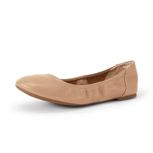 Amazon Essentials kvinnors Belice Slip On balett platt, beige, 38 EU Bred 840809136889
