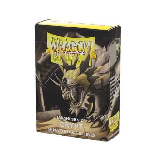 Arcane Tinmen Dragon Shield fodral matt japansk: Dubbla krypta 60CT kortfodral är släta och tuffa kompatibla med Yugioh & Cardfight Vanguard (AT 15152) 5706569151522